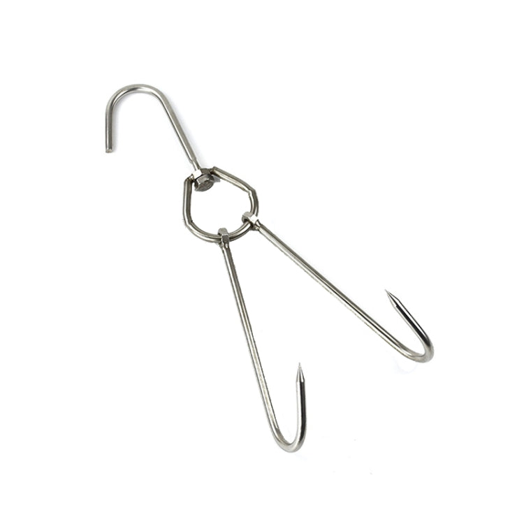 ステンレス製ダブルリングダッククッカーハンガー 屋外バーベキュー用吊りフックスタンド 3センチ小リング23cm、3センチ小ワックスリング24.5cm、3センチ大ワックスリング33cm、3センチ中ワックスリング29cm、4センチ厚手スチール短24cm
