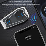 バイク用ヘルメットBluetooth 5.0 ステレオ音楽サイクリングヘッドホン、V10