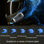 バイク用ヘルメットBluetooth 5.0 ステレオ音楽サイクリングヘッドホン、V10