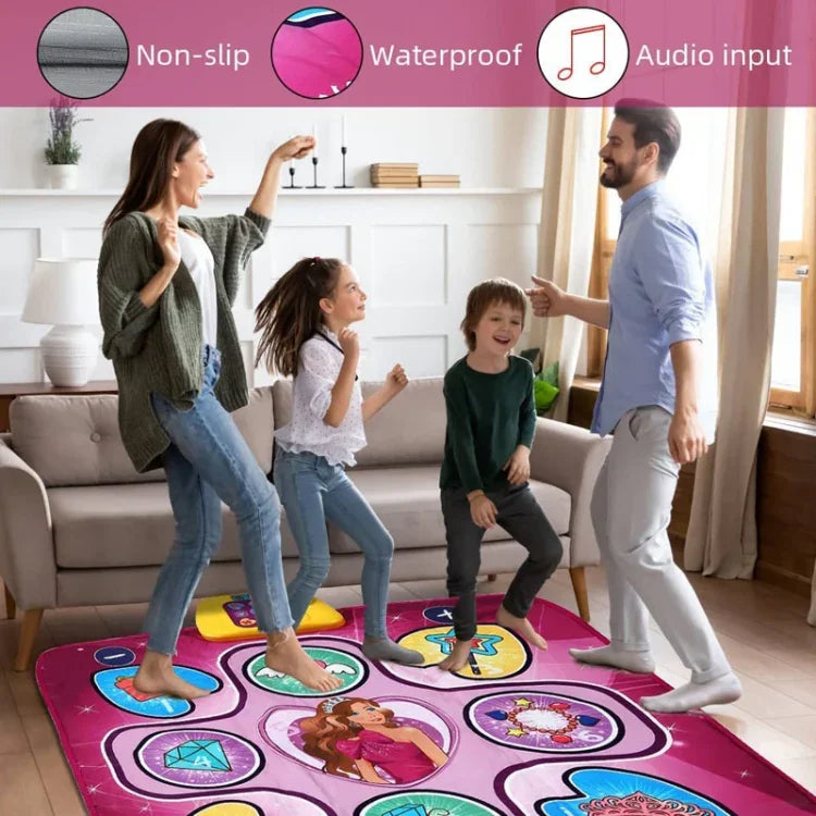 子供用音楽ダンスマット 電子音楽ダンスゲームパッド ミュージックボックスおもちゃ