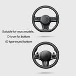 BEN.JACK Car Anti-slip Sweat-absorbent Liquid Silicone Steering Wheel Cover