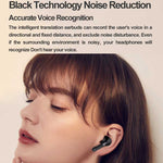 Hishell Y113 スマート音声翻訳イヤホン ワイヤレスイヤホン 40言語リアルタイム即時オンライン翻訳イヤホン