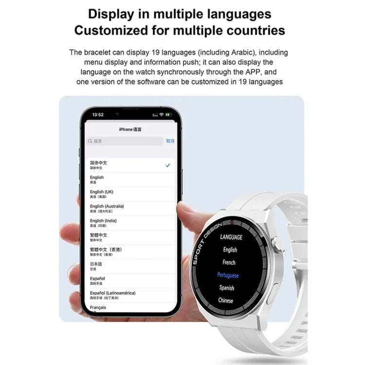 GT3Pro 1.28インチ ヘルスモニタリング Bluetooth通話 スマートウォッチ NFC対応、ブラックシリコン、シルバーシリコン、ブラックレザー、ブラウンレザー、ブラックスチール、シルバースチール、ブラック三連スチール、シルバー三連スチール