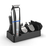 MARSKE 6イン1 ヘアクリッパー グルーミングセット 充電式カミソリ 彫刻用 鼻毛トリマー EUプラグ、USプラグ