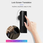 40言語即時リアルタイム翻訳スマートワイヤレスBT5.0翻訳イヤホン、40言語対応（ホワイト）、40言語対応（ブラック）