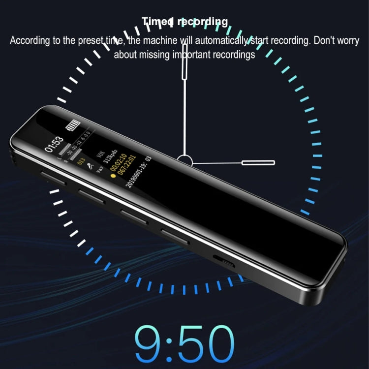 G1 0.96インチ IPS カラー画面 HDスマートミニノイズリダクションタイマー録音機、8GB、16GB、32GB