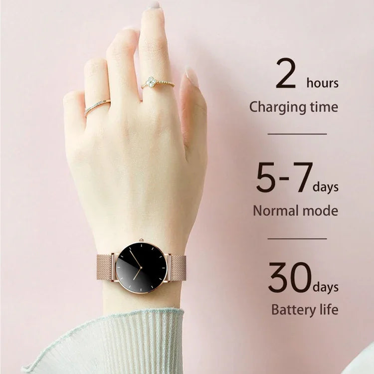 T8 1.3インチ 心拍数／血圧／血中酸素モニタリング Bluetoothスマートウォッチ ゴールド、シルバー、オレンジ、シルバーグレー