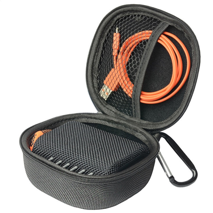 JBL GO4 Bluetoothスピーカー用ポータブル収納バッグ保護ケース、ブルー、ブラック、ブラックカーボンファイバー