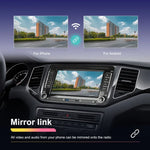 フォルクスワーゲン/シュコダ用 1+32G プレーヤー 大画面 CarPlay Androidナビ 逆走カメラ一体型機、1+32G