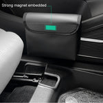 Car Folding Trash Can Multifunctional Seatback Hanging Storage Box