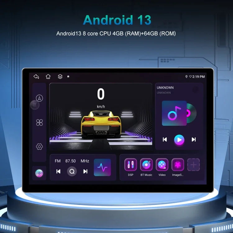 13.1インチ 4+64G Android 大画面ナビゲーター ユニバーサルマップAPK / Carplay / リバースカーイメージ、13.1インチ