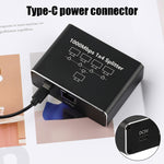 ギガビットネットワークスプリッター ネットワーク共有器 RJ45ネットワークケーブルスプリッター、1対3、1対4