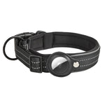 AirTag 第2世代 / AirTag 第1世代用 トラッカードッグカラー ネオプレン裏地 反射ペットカラー、S、M、L、XL