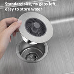 ポップアップキッチンシンク排水ストレーナーストッパーコンボ 詰まり防止＆簡単清掃 シンク排水ストレーナーストッパー