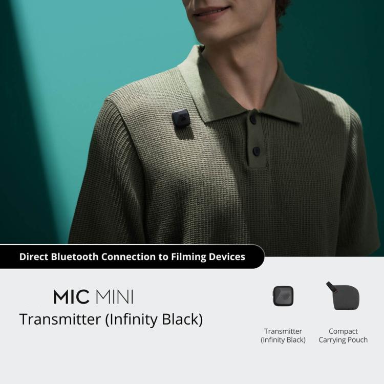 DJI Mic Mini用オリジナル送信機、送信機（ブラック）、送信機（ホワイト）