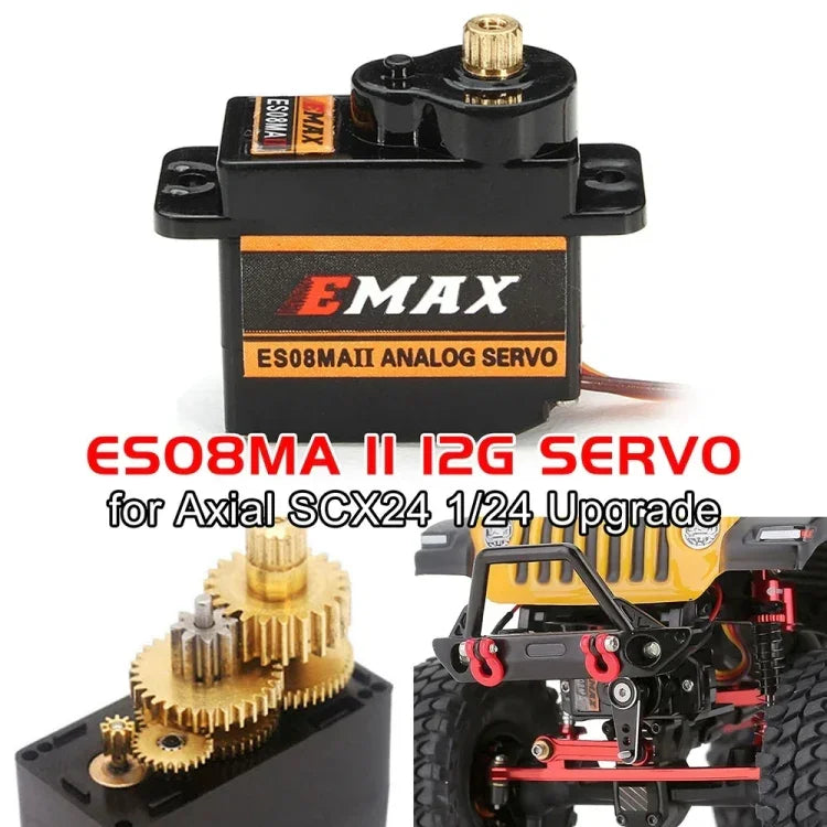 EMAX ES08MA II 12g メタルギア マイクロサーボ、EMAX ES08MA II