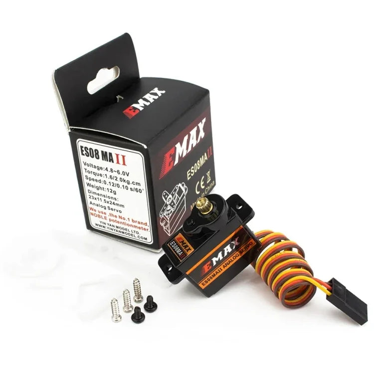 EMAX ES08MA II 12g メタルギア マイクロサーボ、EMAX ES08MA II