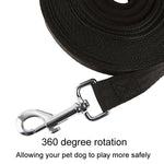 ペット追跡用犬用首輪リード犬訓練用伸縮牽引リード、2.5cm x 3m、2.5cm x 5m、2.5cm x 10m、2.5cm x 15m、2.5cm x 20m、2.5cm x 30m