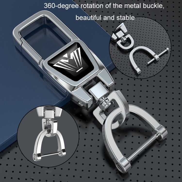 For Toyota Car Key Cover Multifunctional Keychain Anti-lost Number Plate, A, B, C, D, E, F, G, H, I, J, K