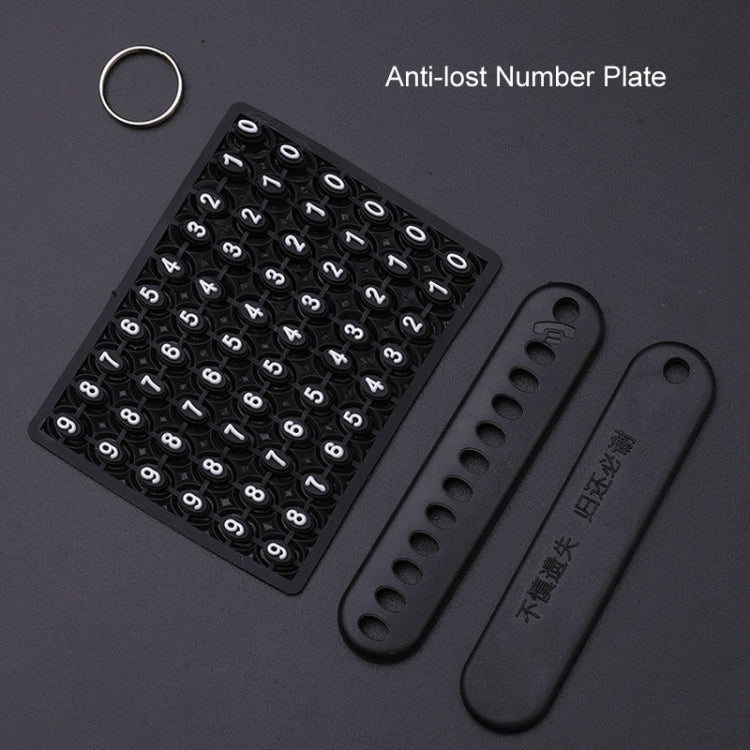 For Chevrolet Car Key Cover Multifunctional Keychain Anti-lost Number Plate, A, B1, B2, C, D, E, F, G, H6, X, Y