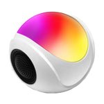 SY-688 TWS RGBカラフルライトミニカードBluetoothスピーカー、SY-688ホワイト