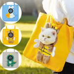ペットアウトバッグ クロスボディトート 猫用バッグ 小型犬用拡張ショルダーバッグ、M、L