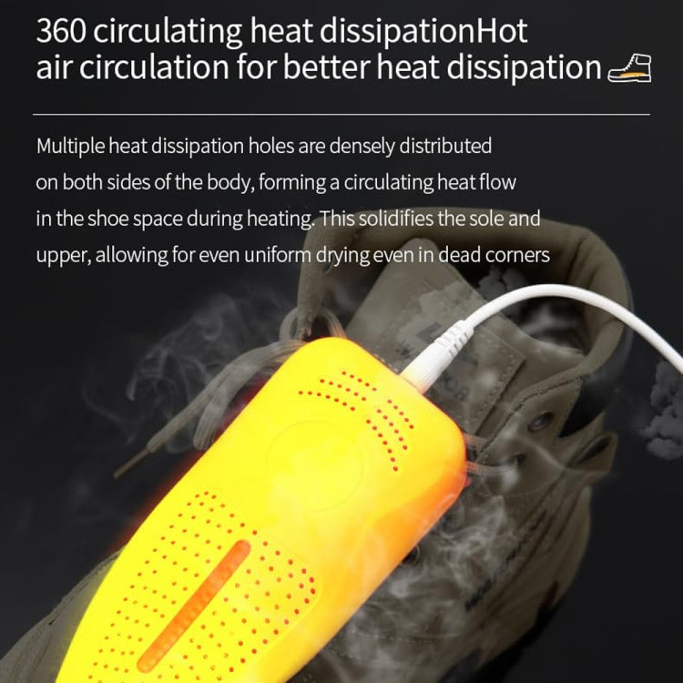 UV殺菌機能付き電動靴乾燥機 5V USB給電