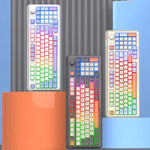 XUNSVFOX K94 ワイヤレスBluetoothデュアルモードメカニカルキーボードゲーミングオフィスノートパソコンキーボード