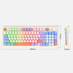 XUNSVFOX K94 ワイヤレスBluetoothデュアルモードメカニカルキーボードゲーミングオフィスノートパソコンキーボード