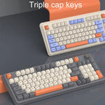 XUNSVFOX K94 ワイヤレスBluetoothデュアルモードメカニカルキーボードゲーミングオフィスノートパソコンキーボード