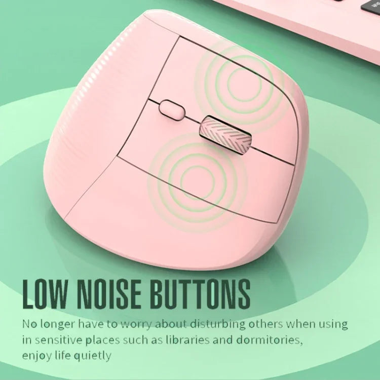 XUNSVFOX H5 Upright Vertical Dual Mode Mouse Rechargeable Wireless Business Office Mouse