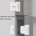 Multifunctional Baby Anti-pinch Door Latch Drawer Refrigerator Child Safety Lock, Refrigerator Lock