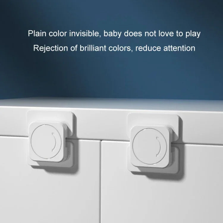 Multifunctional Baby Anti-pinch Door Latch Drawer Refrigerator Child Safety Lock, Refrigerator Lock