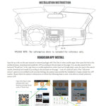 S600 1080P WiFi ダッシュカム 170度広角レンズ 隠し型 車載ドライブレコーダー