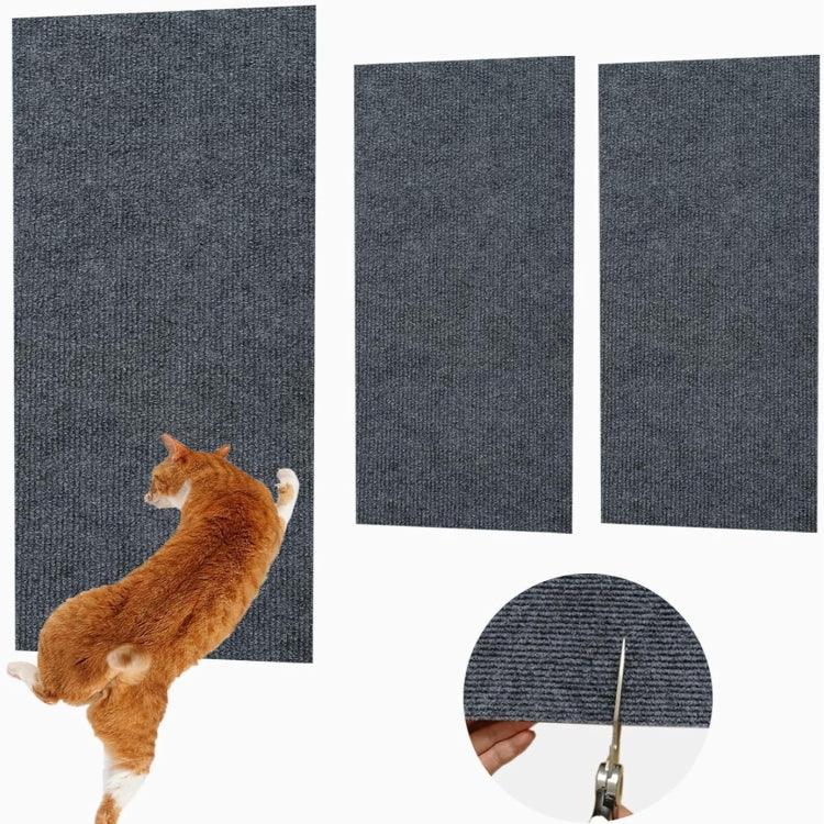 トリミング可能な自己粘着式猫用爪とぎマット DIYクライミングキャットスクラッチャー, 30 x 100cm, 40 x 100cm, 60 x 100cm