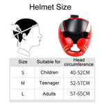 スパーリングボクシングヘルメット タイ格闘競技用ヘッド保護カバー、S、M、L