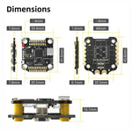 3-6S リポ バロメーター RCドローン用、SpeedyBee BLS 50A 4-in-1 ESC