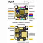 3-6S リポ バロメーター RCドローン用、SpeedyBee BLS 50A 4-in-1 ESC