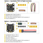 3-6S リポ バロメーター RCドローン用、SpeedyBee BLS 50A 4-in-1 ESC