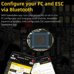 3-6S リポ バロメーター RCドローン用、SpeedyBee BLS 50A 4-in-1 ESC