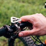 N+1 マウンテンバイクベル 汎用三角銅ベル、クリップリングブラック、クリップリングシルバー、ラバーバンドブラック、ラバーバンドシルバー