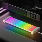 AOSOR Al200 ネオンケーブル コンピューターマザーボード グラフィックスカード グローボード 電源供給ライン装飾、AL200