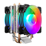 COOLMOON Frost ダブル銅管 CPUファン デスクトップPC 照明付き静音 AMD空冷クーラー、P2 マジックムーンエディション シングルファン、P22 マジックムーンエディション ダブルファン、P2 ストリームラインエディション シングルファン、P22 ストリームラインエディション ダブルファン