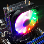 COOLMOON Frost ダブル銅管 CPUファン デスクトップPC 照明付き静音 AMD空冷クーラー、P2 マジックムーンエディション シングルファン、P22 マジックムーンエディション ダブルファン、P2 ストリームラインエディション シングルファン、P22 ストリームラインエディション ダブルファン