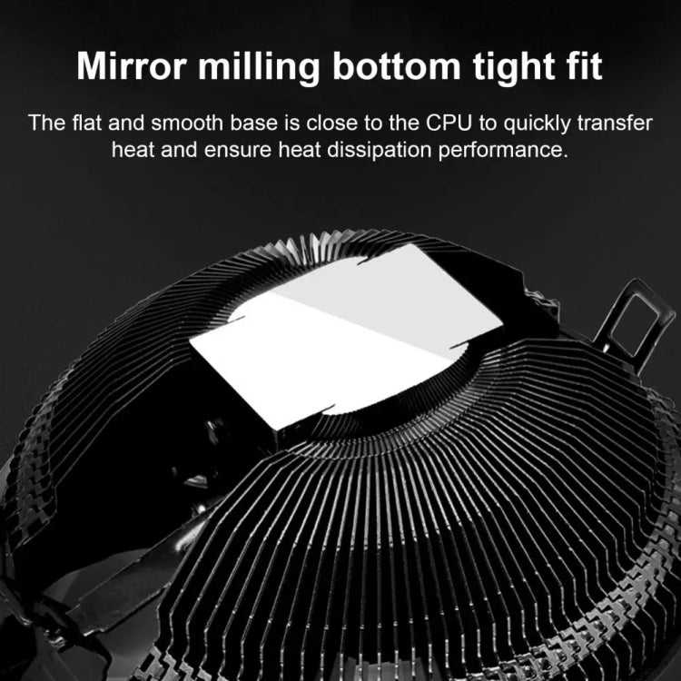 COOLMOON CPUクーラー デスクトップコンピューター 自動色変化 マルチプラットフォーム 静音冷却ファン, CM-BF-RGB