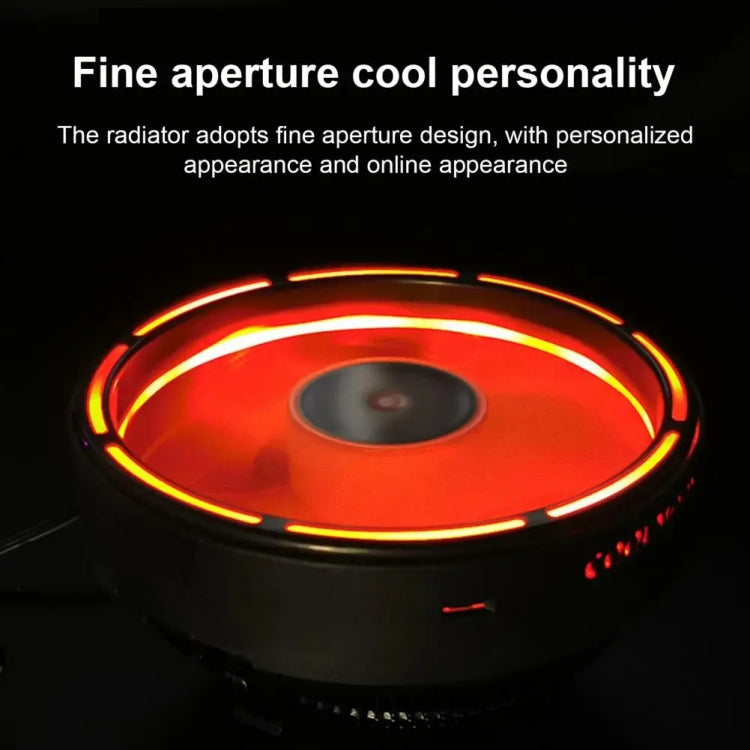 COOLMOON CPUクーラー デスクトップコンピューター 自動色変化 マルチプラットフォーム 静音冷却ファン, CM-BF-RGB