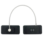 チャイルドセーフティロック 穴なし窓制限器 冷蔵庫引き出しキャビネット用組み合わせロック、3桁ブラック、3桁ホワイト、2桁ブラック、2桁ホワイト、2桁グレー