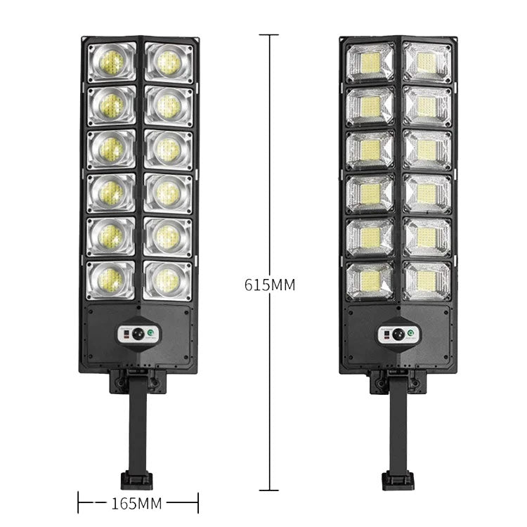 LED強光ダブルロウ ソーラーガーデンライト 誘導街路灯 E-SMARTER W789A-6、E-SMARTER W789B-6