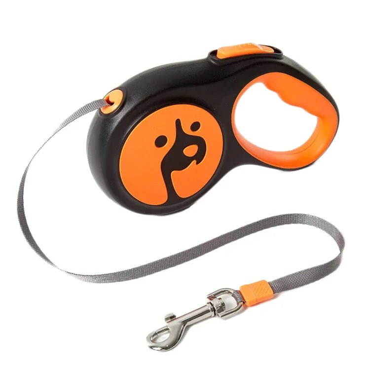 小型・中型犬用散歩リード自動巻き取り式携帯用ペットリード、5m