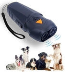 Chanfong 超音波ハンドヘルド犬撃退器 ポータブルデュアルプローブ高出力吠え止め器